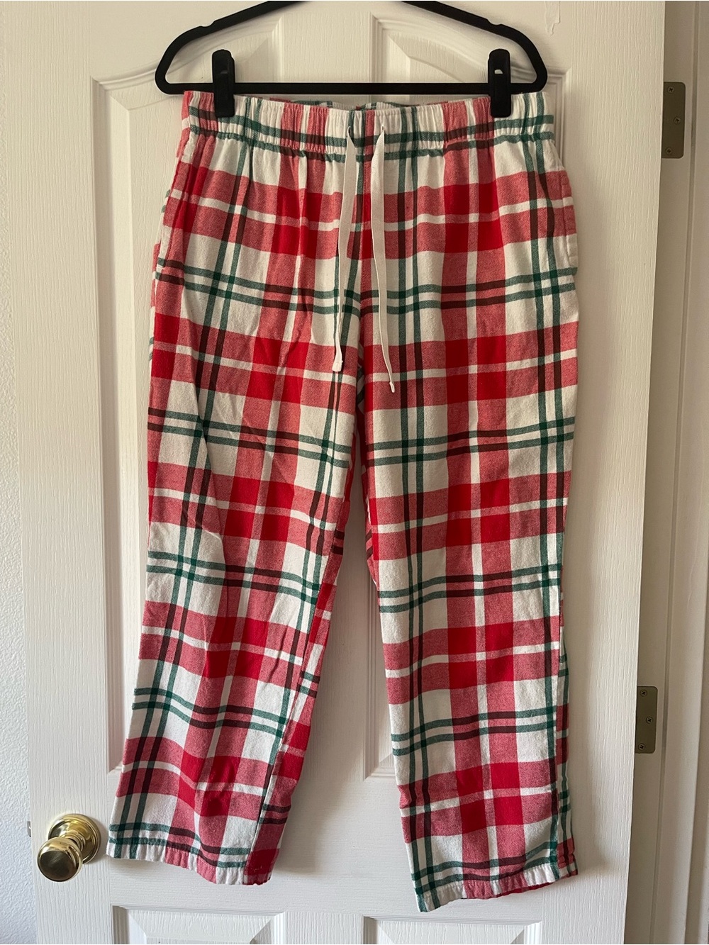 Old Navy Red, White & Green Plaid Lounge Pants